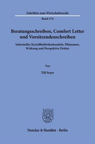Produktbild: Beratungsschreiben, Comfort Letter und Vorsitzendenschreiben
