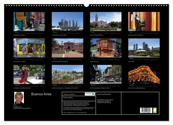 Produktbild: Buenos Aires (Wandkalender 2027 DIN A2 quer), CALVENDO Monatskalender
