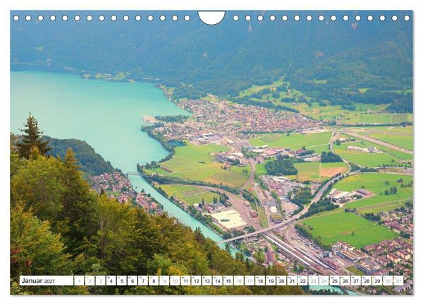 Produktbild: Faszination Berner Oberland - Thuner- und Brienzersee (Wandkalender 2027 DIN A4 quer), CALVENDO Monatskalender