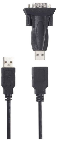 Produktbild: Renkforce USB 2.0, Seriell Adapter [1x USB - 1x RS232-Stecker] 1.00m