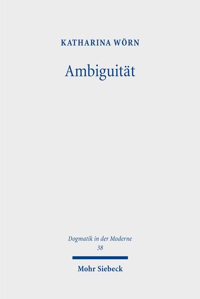Produktbild: W&ouml;rn, K: Ambiguit&auml;t