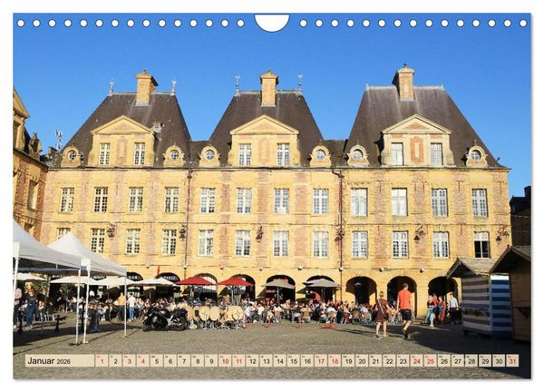 Produktbild: Frankreichs Nordosten - Montm&eacute;dy, Sedan, Charleville-M&eacute;zi&egrave;res (Wandkalender 2026 DIN A4 quer), CALVENDO Monatskalender