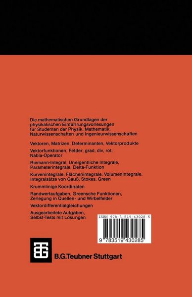 Produktbild: Mathematischer Einf&uuml;hrungskurs f&uuml;r die Physik