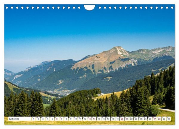 Produktbild: Les Portes du Soleil, Haute-Savoie (Calendrier mural 2026 DIN A4 vertical), CALVENDO calendrier mensuel