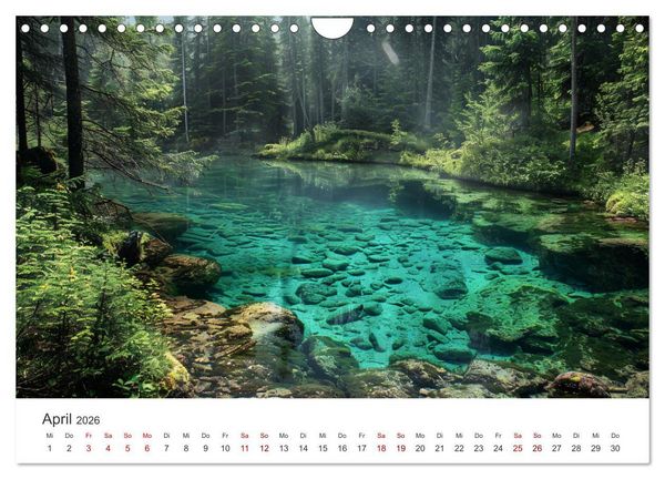 Produktbild: Die Seele Alaskas - Gew&auml;sser des Nordens (Wandkalender 2026 DIN A4 quer), CALVENDO Monatskalender