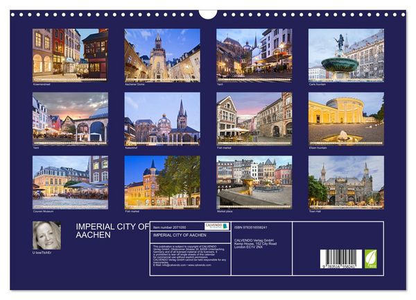 Produktbild: IMPERIAL CITY OF AACHEN (Wall Calendar 2026 DIN A3 landscape), CALVENDO 12 Month Wall Calendar