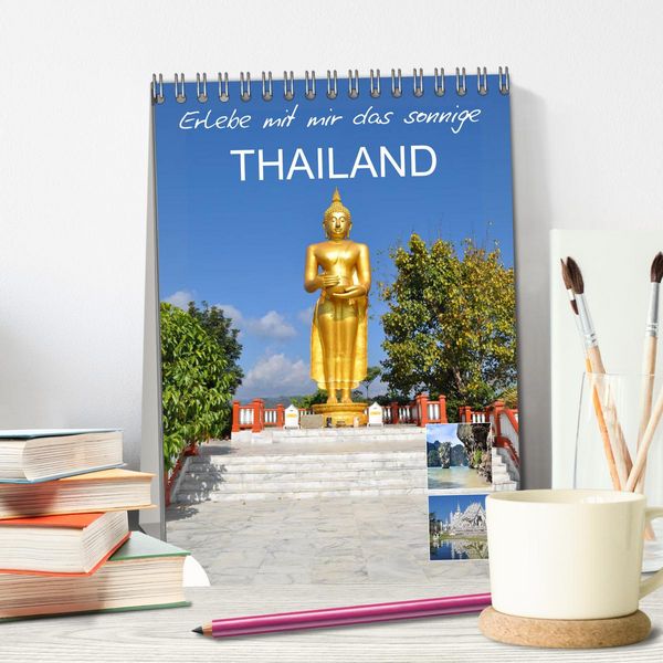 Produktbild: Erlebe mit mir das sonnige Thailand (Tischkalender 2026 DIN A5 hoch), CALVENDO Monatskalender