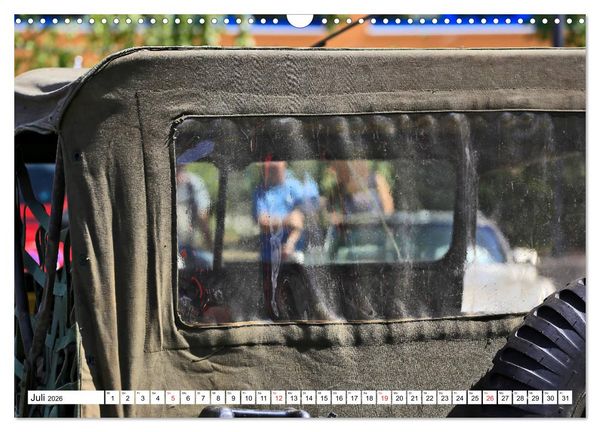 Produktbild: Willys Jeep im Detail vom Frankfurter Taxifahrer Petrus Bodenstaff (Wandkalender 2026 DIN A3 quer), CALVENDO Monatskalender