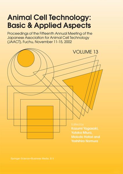 Produktbild: Animal Cell Technology: Basic & Applied Aspects