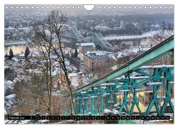 Produktbild: Dresden - Wundersch&ouml;nes Elbflorenz (Wandkalender 2026 DIN A4 quer), CALVENDO Monatskalender