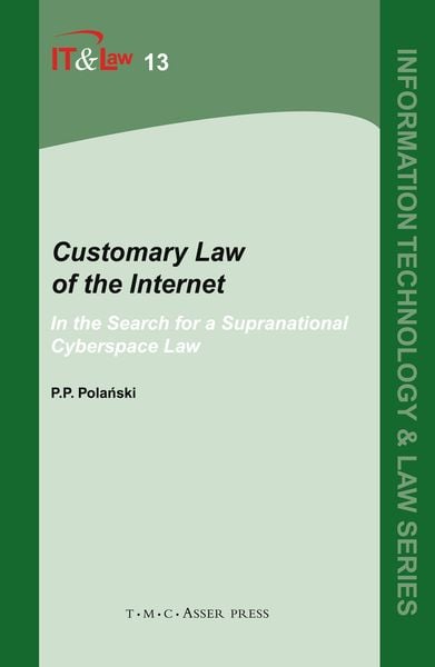 Produktbild: Customary Law of the Internet