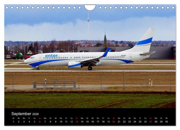 Produktbild: Giganten der L&uuml;fte am Airport Stuttgart (Wandkalender 2026 DIN A4 quer), CALVENDO Monatskalender