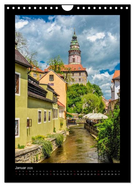 Produktbild: Cesky Krumlov Krumau (Wandkalender 2026 DIN A4 hoch), CALVENDO Monatskalender