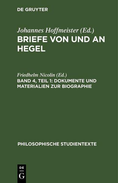 Produktbild: Dokumente und Materialien zur Biographie