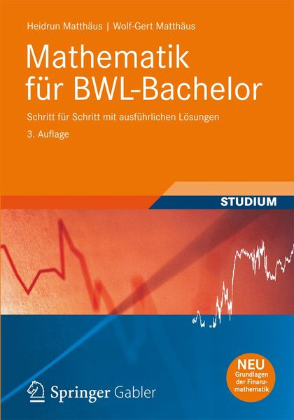 Produktbild: Mathematik f&uuml;r BWL-Bachelor