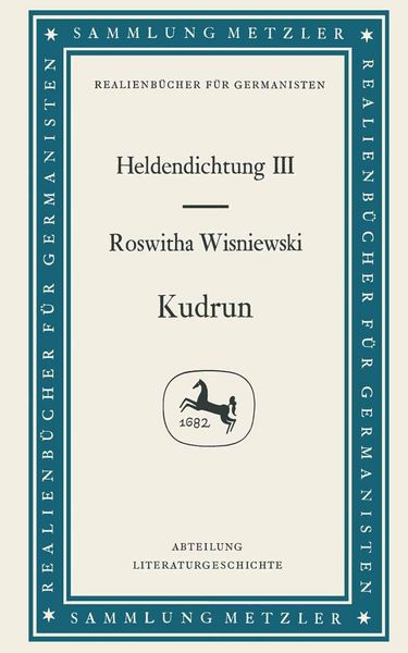 Produktbild: Kudrun: Heldendichtung III