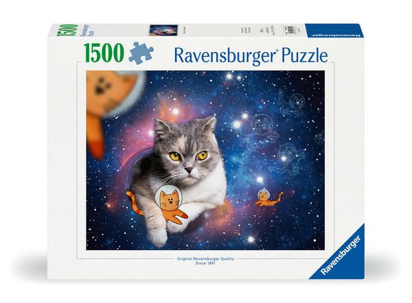 Ravensburger 12000742 - Katzen fliegen im Weltall