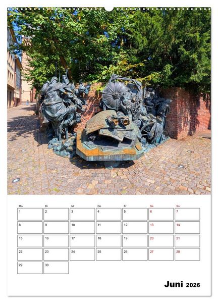 Produktbild: K&ouml;ln und D&uuml;sseldorf - Stadtmomente am Rhein (hochwertiger Premium Wandkalender 2026 DIN A2 hoch), Kunstdruck in Hochglanz
