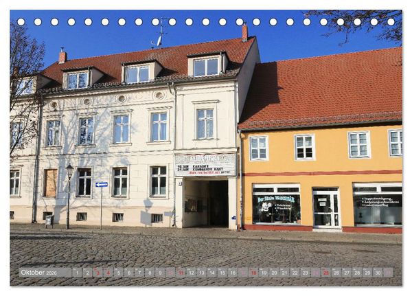 Produktbild: Brandenburg - Luckenwalde - Ein Stadtspaziergang (Tischkalender 2026 DIN A5 quer), CALVENDO Monatskalender