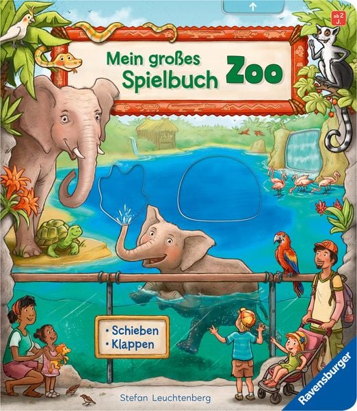 Mein großes Spielbuch Zoo, Gebundene Ausgabe von Lieselotte Jacob, Ravensburger Verlag GmbH, 978-3-473-41921-0