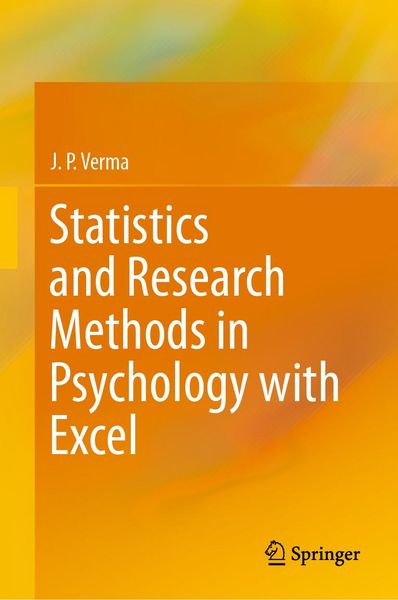 Produktbild: Statistics and Research Methods in Psychology with Excel