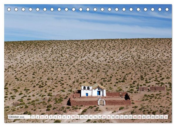 Produktbild: Magie dieses S&uuml;damerikanischen Landes, Chile (Tischkalender 2026 DIN A5 quer), CALVENDO Monatskalender