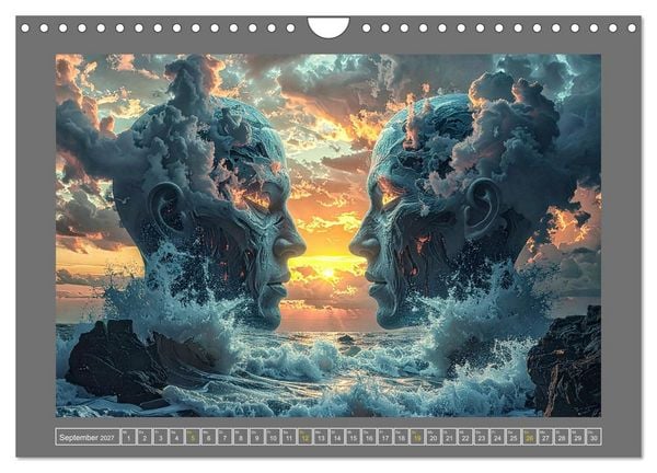 Produktbild: Bewusstseinsdialoge (Wandkalender 2027 DIN A4 quer), CALVENDO Monatskalender