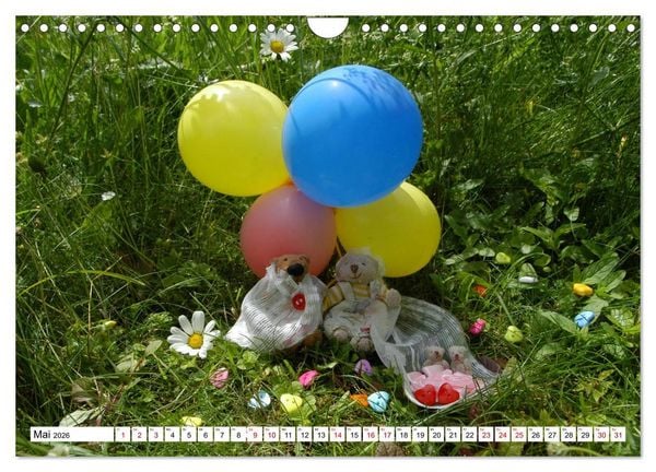 Produktbild: Die kleine Welt der Teddyb&auml;rchen (Wandkalender 2026 DIN A4 quer), CALVENDO Monatskalender