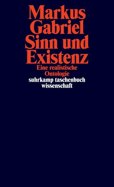 Produktbild: Sinn und Existenz - Eine realistische Ontologie (Sinnfeldtheorie 1)