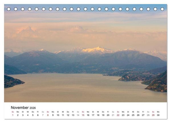Produktbild: Lago Maggiore - Unterwegs am Westufer (Tischkalender 2026 DIN A5 quer), CALVENDO Monatskalender