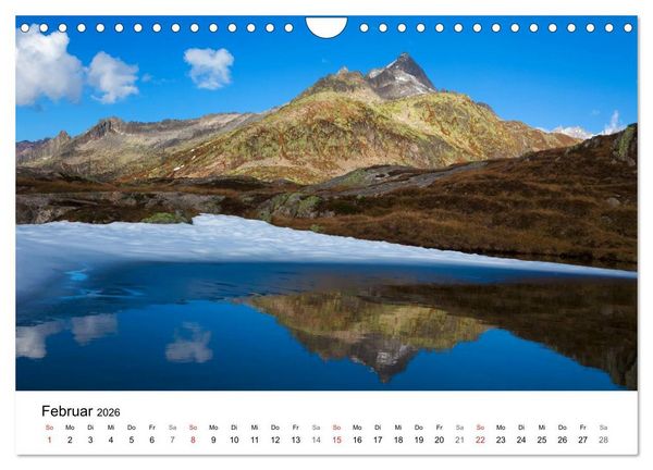 Produktbild: BERGSEEN Schweizer Alpen (Wandkalender 2026 DIN A4 quer), CALVENDO Monatskalender