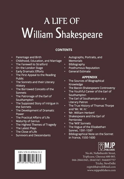 Produktbild: A Life Of William Shakespeare