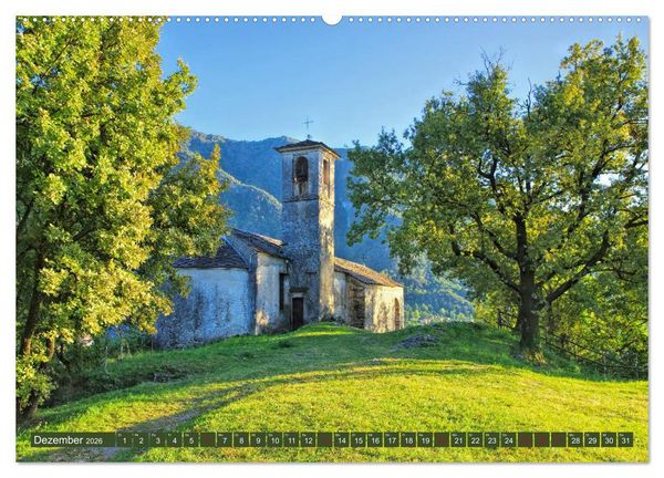 Produktbild: Lago Maggiore - Bezaubernde Orte am Ostufer (Wandkalender 2026 DIN A2 quer), CALVENDO Monatskalender