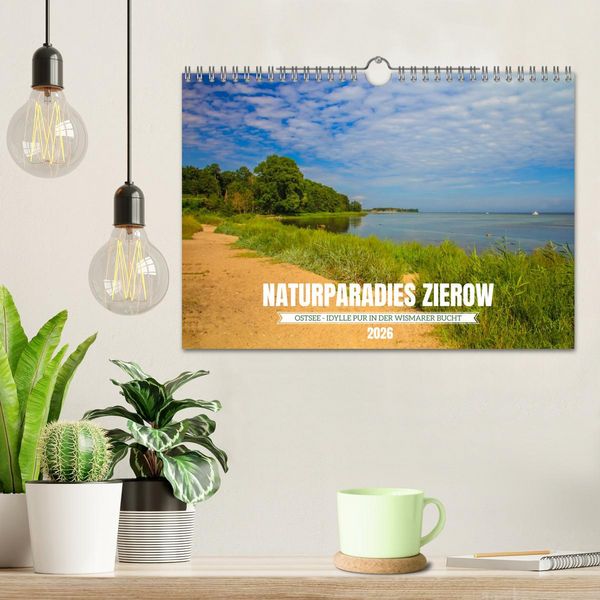 Produktbild: Naturparadies Zierow - Ostsee Idylle pur in der Wismarer Bucht (Wandkalender 2026 DIN A4 quer), CALVENDO Monatskalender