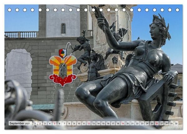 Produktbild: Augsburg - Bayerische Weltstadt mit Herz (Tischkalender 2027 DIN A5 quer), CALVENDO Monatskalender