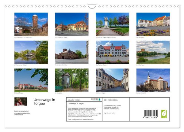 Produktbild: Unterwegs in Torgau (Wandkalender 2026 DIN A3 quer), CALVENDO Monatskalender