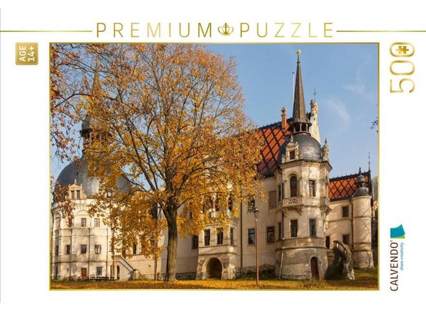 CALVENDO Puzzle Schloss Schönfeld unweit Großenhain | 500 Teile Lege-Größe 48 × 36 cm Foto-Puzzle für Erwachsene
