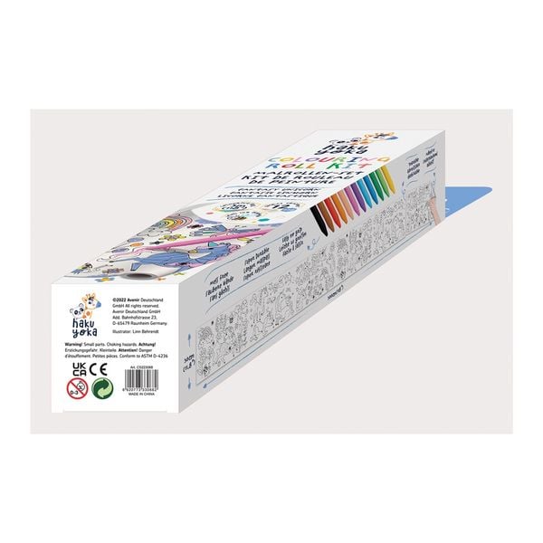 Produktbild: HAKUYOKA Wachsmalkreiden-Set Einhorn