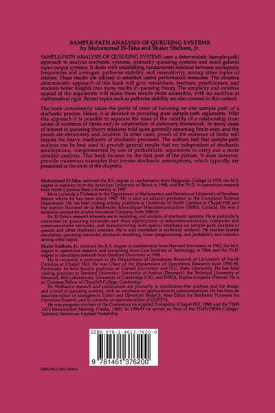 Produktbild: Sample-Path Analysis of Queueing Systems