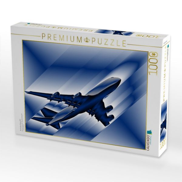 Produktbild: CALVENDO Puzzle Illustration Boing 747 | 1000 Teile Lege-Gr&ouml;&szlig;e 64x48cm Foto-Puzzle f&uuml;r gl&uuml;ckliche Stunden