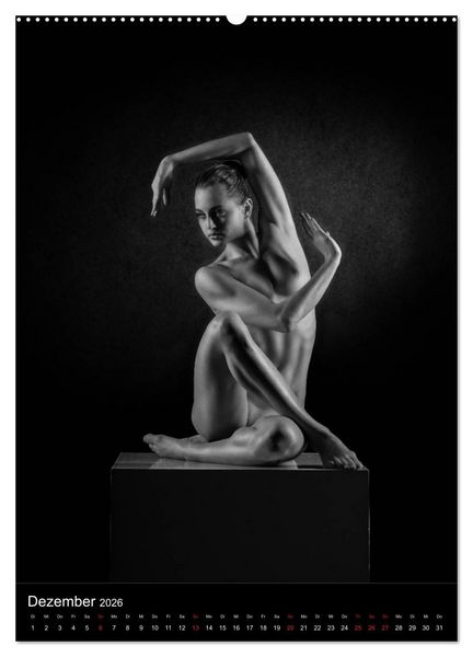 Produktbild: BODY SCULPTURE (Wandkalender 2026 DIN A2 hoch), CALVENDO Monatskalender