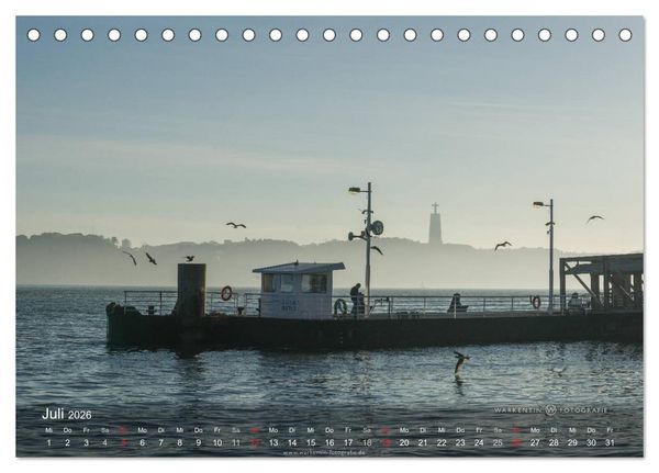 Produktbild: Zauberhaftes Lissabon (Tischkalender 2026 DIN A5 quer), CALVENDO Monatskalender