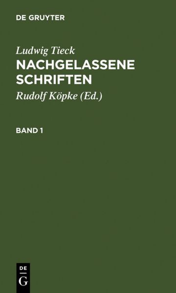 Produktbild: Nachgelassene Schriften