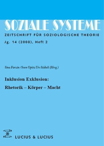 Produktbild: Inklusion /Exklusion: Rhetorik, K&ouml;rper, Macht