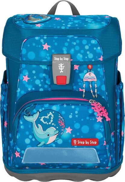 Produktbild: STEP BY STEP&reg;&nbsp;Schulrucksack-Set CLOUD 5teilig, Dolphin Azura
