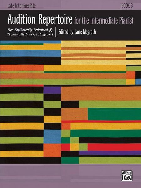 Produktbild: Audition Repertoire for the Intermediate Pianist, Book 3