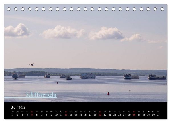 Produktbild: Von Moskau nach St. Petersburg (Tischkalender 2026 DIN A5 quer), CALVENDO Monatskalender