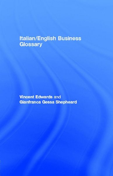 Produktbild: Italian/English Business Glossary