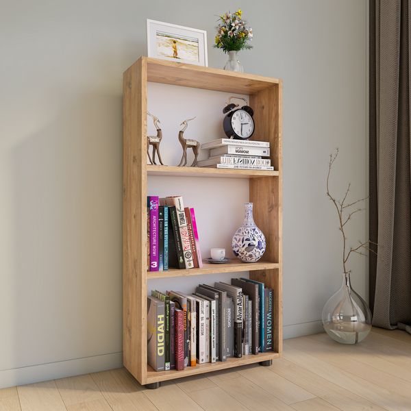 Produktbild: Holz B&uuml;ro Regal B&uuml;cher Ordner Aktenregal Bulas 3f