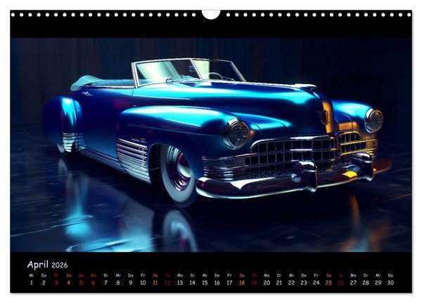 Produktbild: Surreale Oldtimer (Wandkalender 2026 DIN A3 quer), CALVENDO Monatskalender